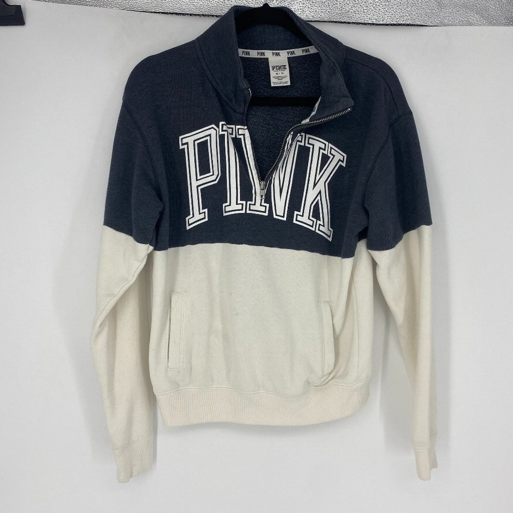 VS Pink half zip sweater | Size XS